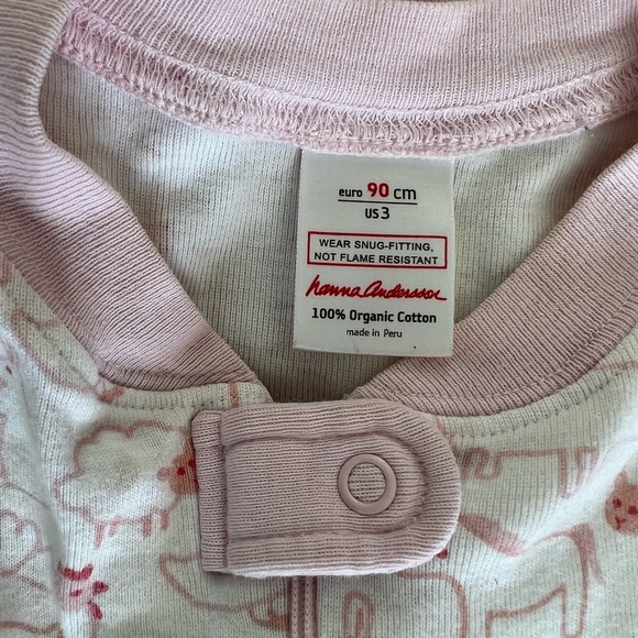 Lot of 4 Hanna Andersson Organic Cotton Pajamas - Picture 6 of 7